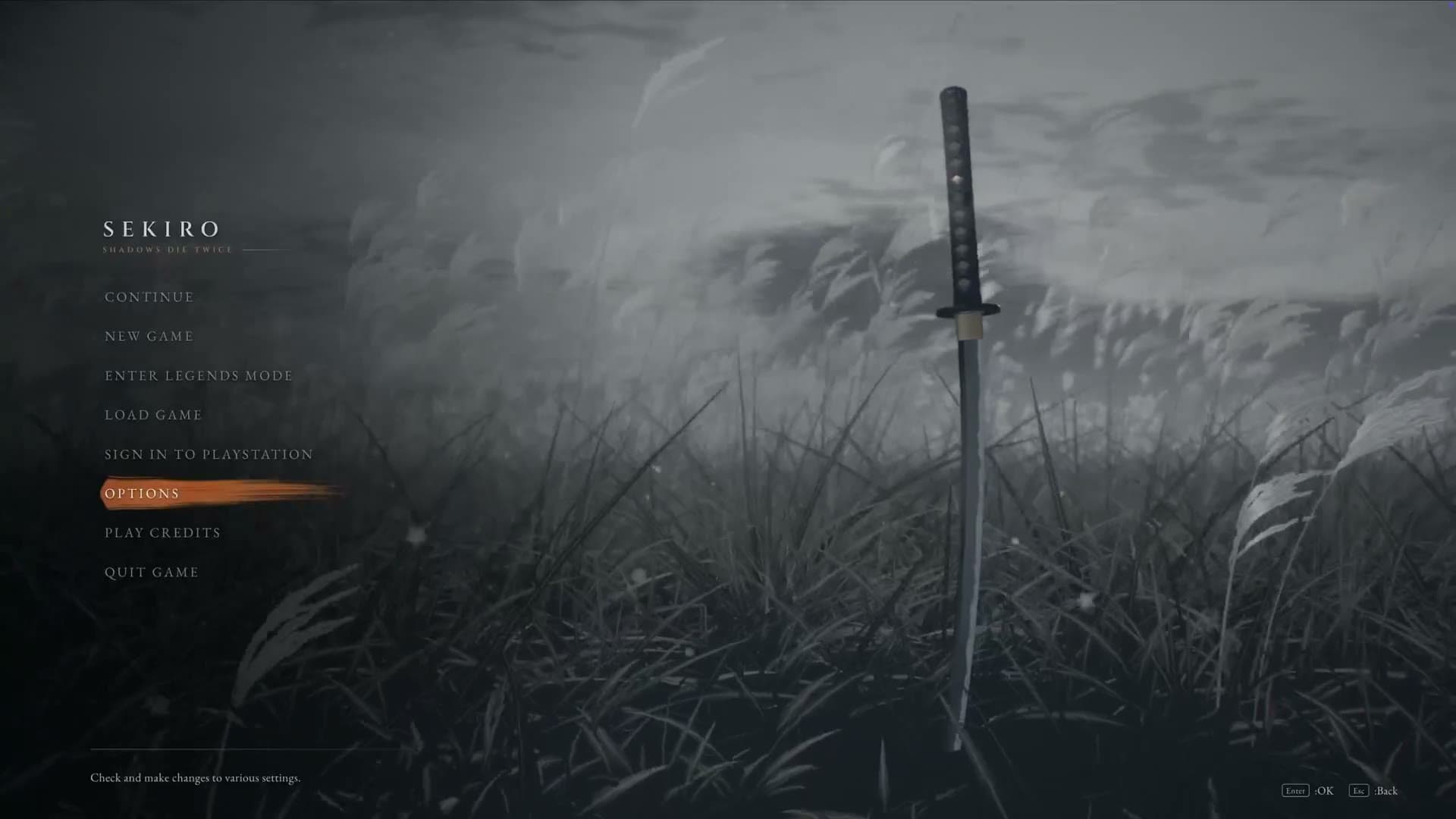Claude Opus 5.5 · sekiro-menu